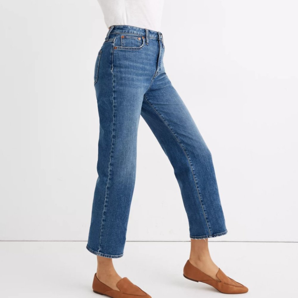 Madewell Wide-Leg High Wasted Jeans